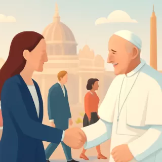 Corina Machado fue recibida por el Papa y se reunirá con Donald Trump