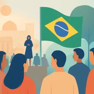 Conmemoración del intento de golpe en Brasil el 8 de enero