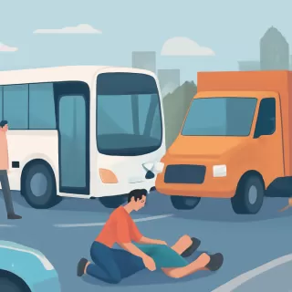 Accidente grave entre colectivo y camión en Campana deja dos heridos