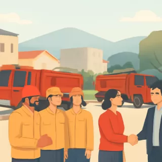 Neuquén despliega brigadistas y vehículos para asistir en incendios en Chubut