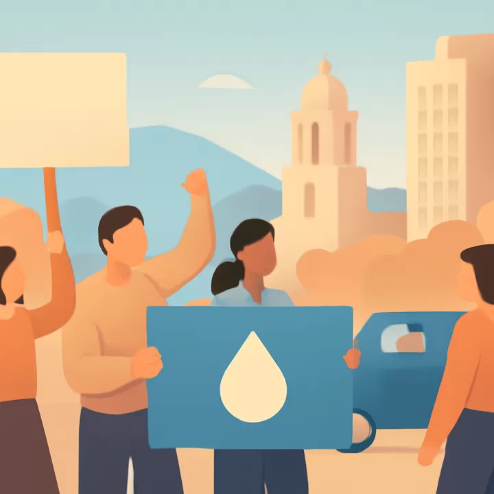 Protestas en Mendoza contra el proyecto minero San Jorge y convocatoria a caravana por el agua
