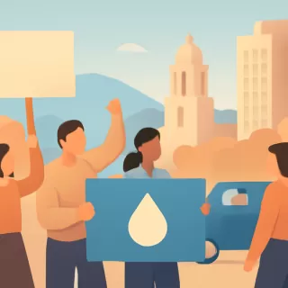 Protestas en Mendoza contra el proyecto minero San Jorge y convocatoria a caravana por el agua