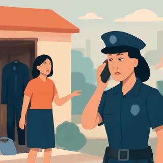 Robaron el uniforme y otros objetos de la casa de una mujer policía en Albardón