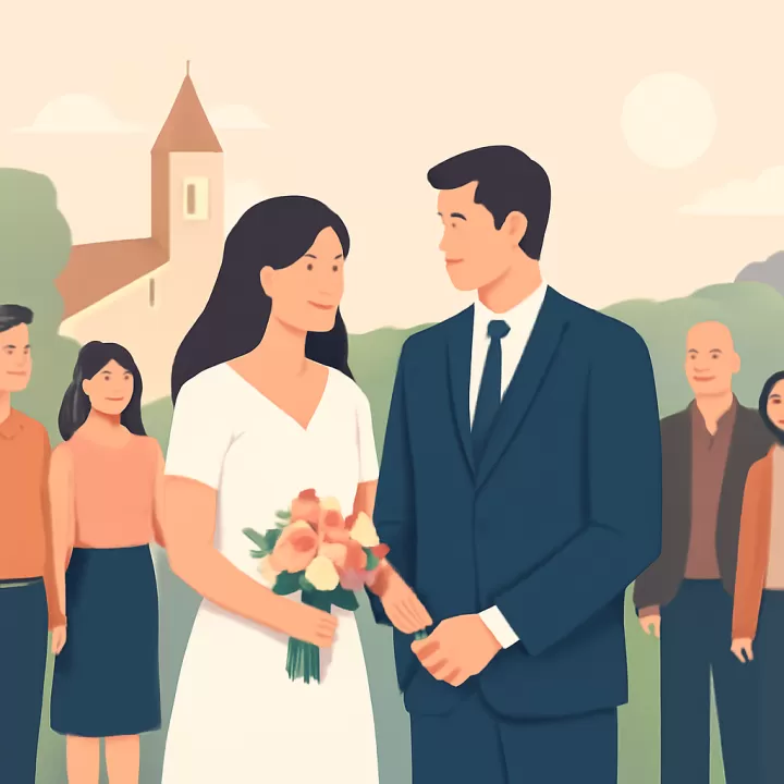 Pareja en Misiones se casó el martes 13 tras once años de relación