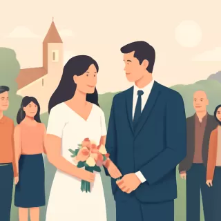 Pareja en Misiones se casó el martes 13 tras once años de relación