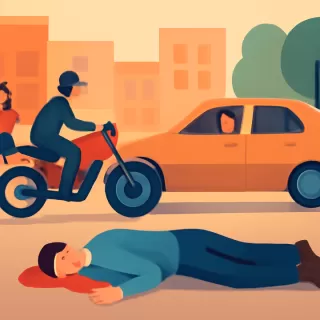 Hombre murió a balazos tras persecución entre moto y auto en La Paz