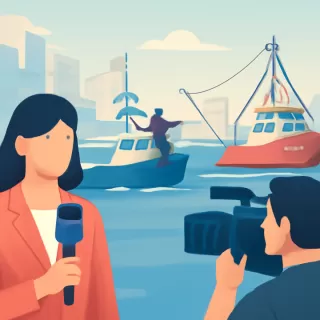 Prefectura detectó pesca ilegal de un buque extranjero en el Mar Argentino