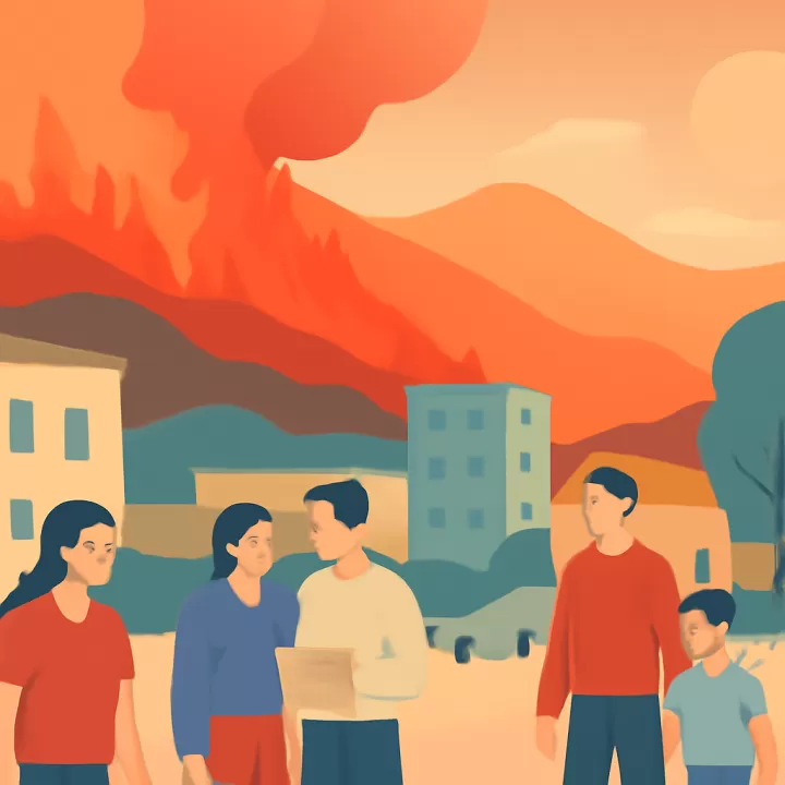 Reactivación del incendio en Epuyén genera alerta por posible evacuación