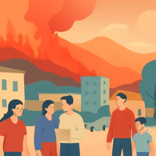 Reactivación del incendio en Epuyén genera alerta por posible evacuación