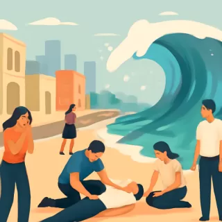 Una ola gigante provoca un muerto y 35 heridos en Santa Clara del Mar