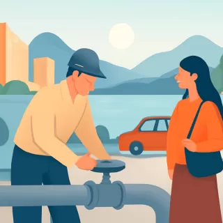 Aguas Rionegrinas trabaja en la recuperación del sistema de agua en Bariloche tras microcorte eléctrico