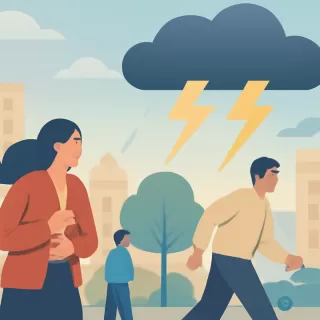 Alerta amarilla por tormentas y vientos fuertes en Córdoba y cinco provincias argentinas