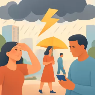 Alerta por tormentas fuertes en el norte de San Juan