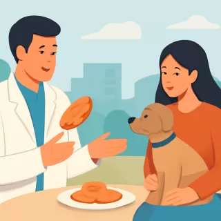 Veterinarios recomiendan batata cocida como complemento saludable para perros