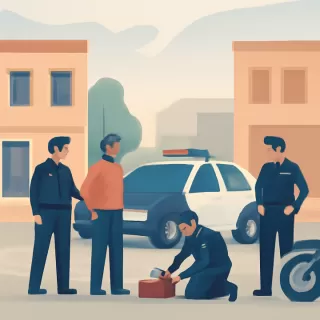 Concordia: allanamiento por picadas de motos con secuestro de armas y drogas