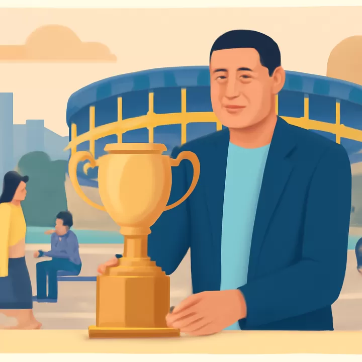 Riquelme presenta la Copa Miguel Ángel Russo para Boca Juniors