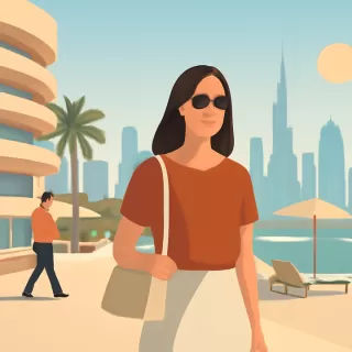 La diputada Juliana Santillán vacacionó en resorts de lujo en Emiratos Árabes Unidos