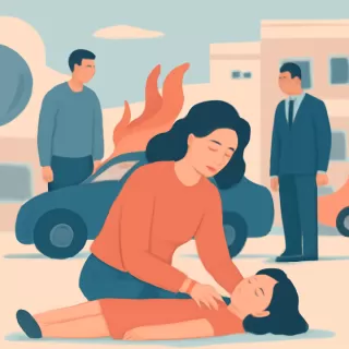 Murió mujer que salvó a su sobrina de 4 años tras rescatarla de auto en llamas en Paysandú