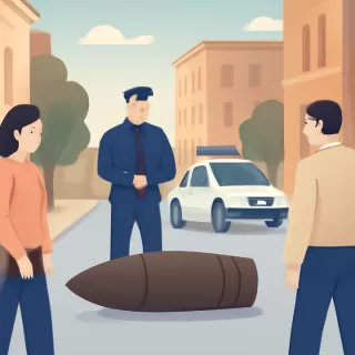 Encontraron un proyectil de artillería en plena calle de Palermo y se realizó un operativo policial