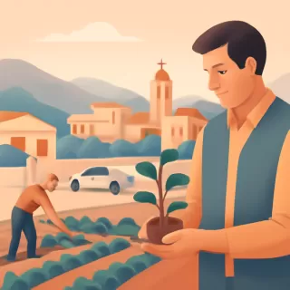 Tomás Forte impulsa la producción de café en el norte argentino