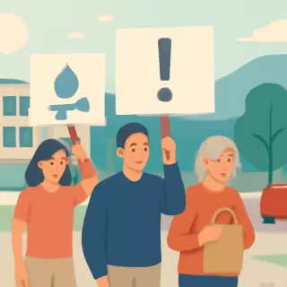 Vecinos de Las Balsas exigen solución por falta de agua potable