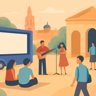 Agenda cultural de verano en Córdoba incluye cine móvil, música y museos abiertos