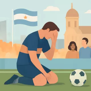 Exequiel Zeballos falló un penal clave en el partido entre Boca Juniors y Millonarios