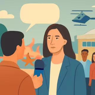 Victoria Villarruel viajó al sur por los incendios y reveló tensiones internas en el Gobierno