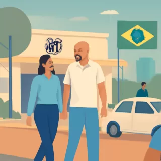 Carina Magnabosco acompañó a Juan Sebastián Verón en su visita al Santos FC