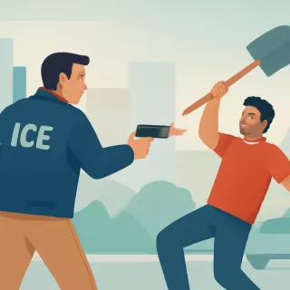 Agente de ICE dispara a inmigrante durante operativo en Minneapolis tras ser atacado con una pala