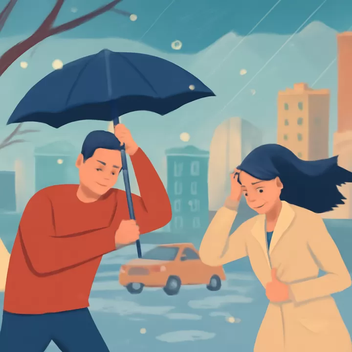 Fuerte tormenta con granizo y ráfagas afecta La Plata en alerta amarilla