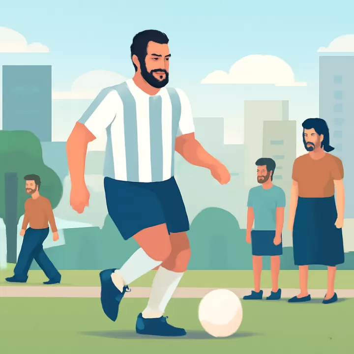 Jonás Gutiérrez, exjugador de la Selección Argentina en el Mundial 2010, regresó al fútbol amateur a los 41 años