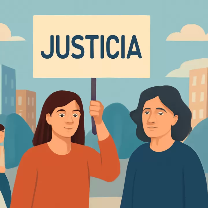 Aldana Botha reclama justicia por el asesinato de Valeria Schwab en Comodoro Rivadavia