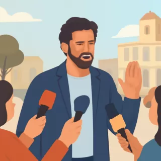 Luciano Castro se manifiesta molesto con la prensa en medio de la crisis con Griselda Siciliani