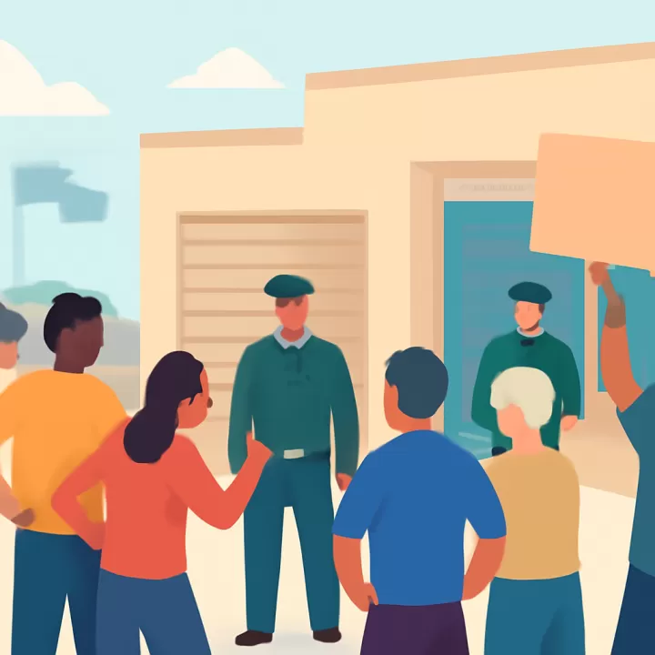 Lustramax: La Gendarmería interviene en un conflicto laboral por desalojo solicitado por los dueños