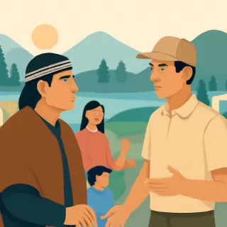 Mapuches sostienen que los fogones del Camping Correntoso son más seguros que en campings habilitados