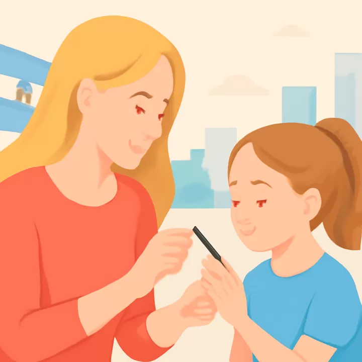 Matilda Salazar exhibió su habilidad en maquillaje y realizó una minimanicura