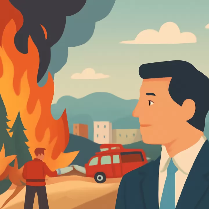 Negacionismo climático y políticas de Milei afectan el manejo de incendios en la Patagonia