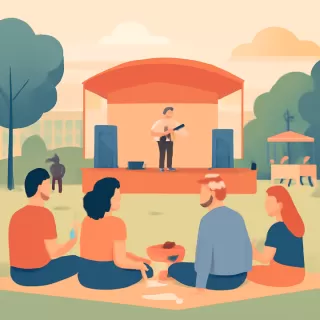 Vuelven los Picnics Musicales a los jardines de la Nave Cultural en Mendoza