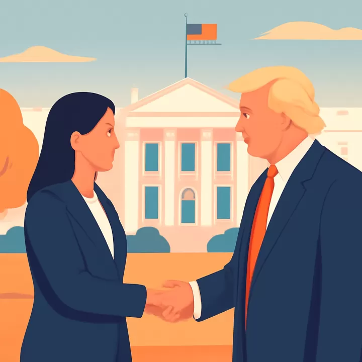 Donald Trump se reúne con María Corina Machado en la Casa Blanca