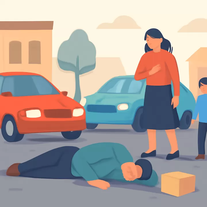 Cartonero atropellado tras choque entre dos autos en Mataderos está en estado grave