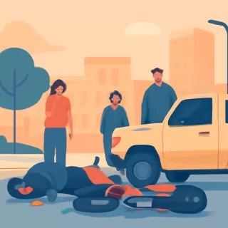 Motociclista falleció tras chocar con una camioneta en Guaymallén