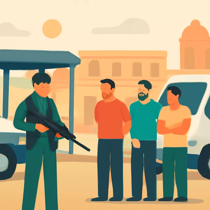 Gendarmería secuestró armas y drogas a la barra de San Lorenzo en Entre Ríos