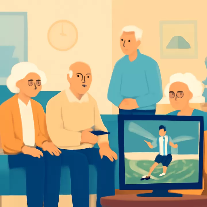 Lanzan programa de streaming futbolero en un hogar para adultos mayores