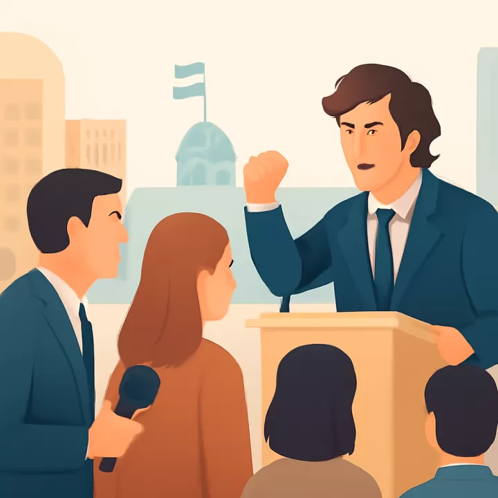 Agustín Laje anticipa que Javier Milei mantendrá un discurso confrontativo en Davos