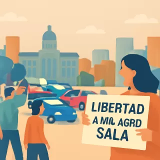 Caravana a La Plata para pedir la liberación de Milagro Sala