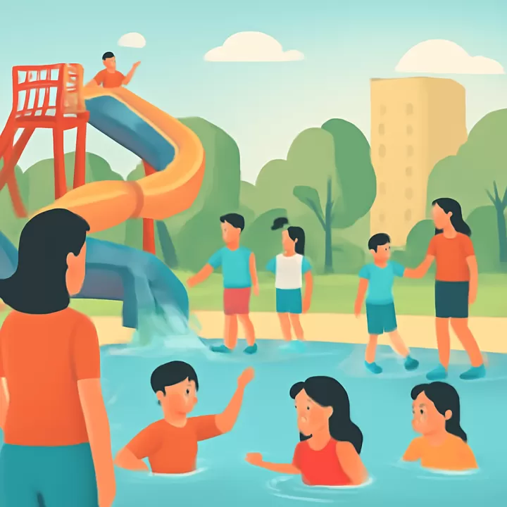 Finaliza la colonia de vacaciones en el parque acuático Uruguaí de Puerto Libertad