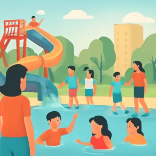 Finaliza la colonia de vacaciones en el parque acuático Uruguaí de Puerto Libertad