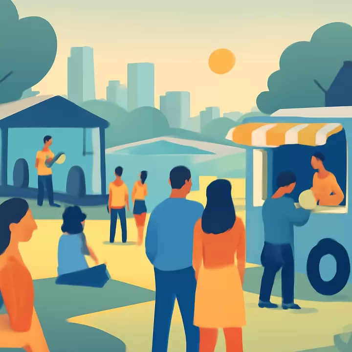 Cipolletti inicia actividades de verano en la Isla Jordán con food trucks y música en vivo