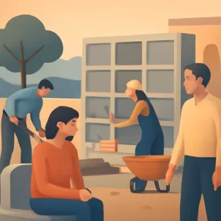 Construyen 64 nuevos nichos en cementerios de Buen Orden y Palmira